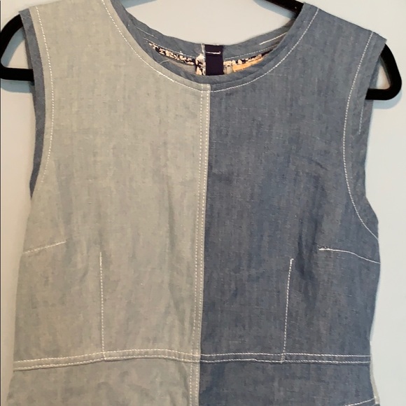 Anthropologie patchwork dress holding horses sz 14 - Picture 3 of 4